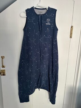 Cozy Constellation Zip Sleep Sack Romper